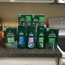 Irish Spring Bath & Shower Bundle-7 Items!($34.87+ Value)