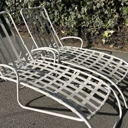 Vintage Brown Jordan Chaise Lounge Set 1984 Bolero Collection