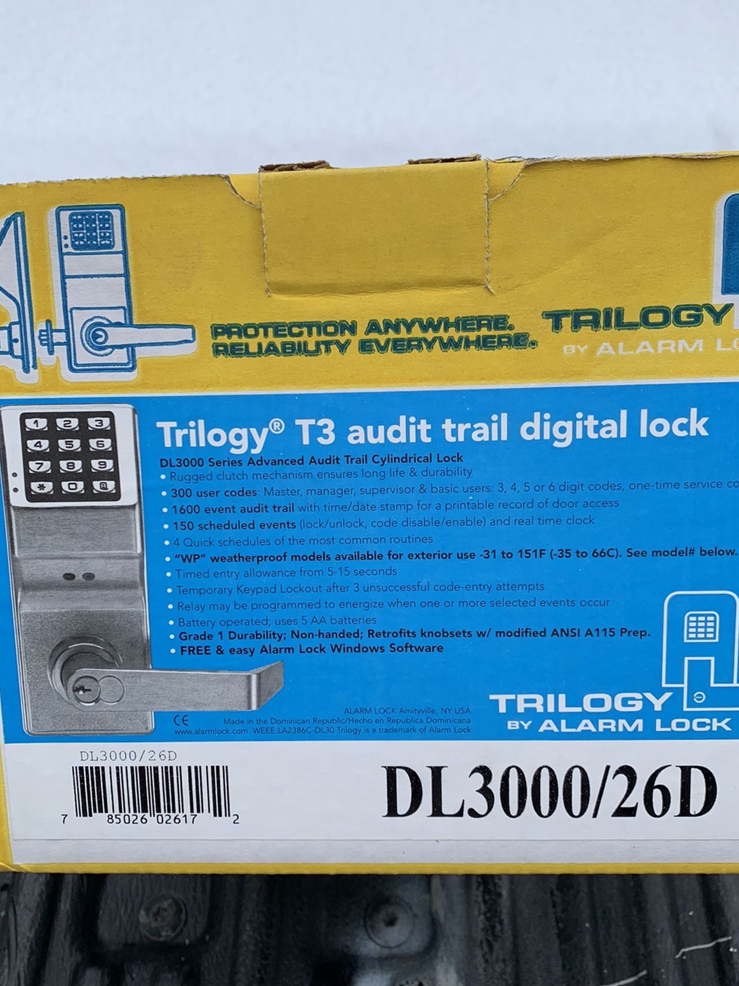 Trilogy Digital Lock