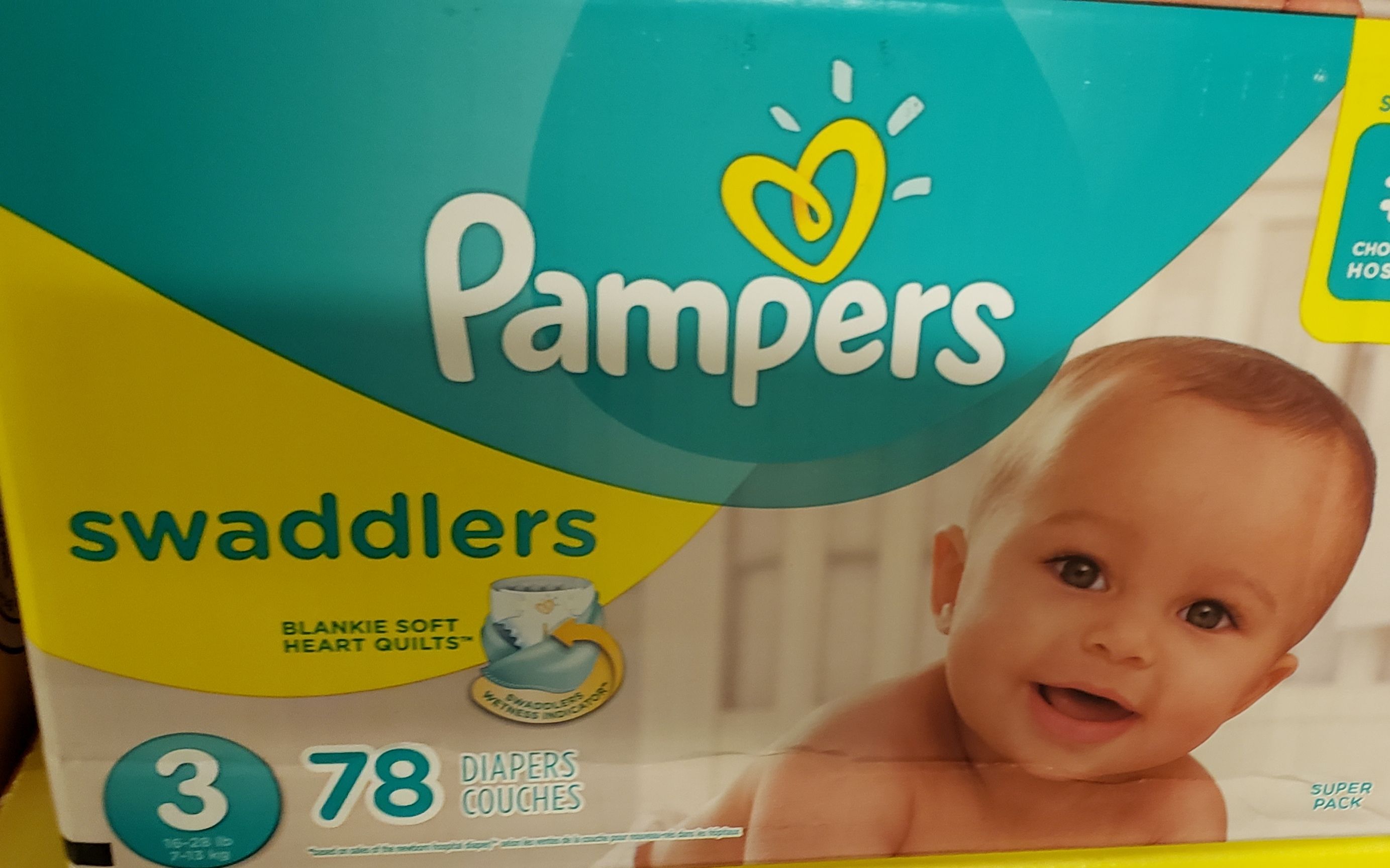 3 Case of pampers size 1 and 3
