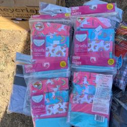 Girls' Basics 5-Pack Briefs Size 10