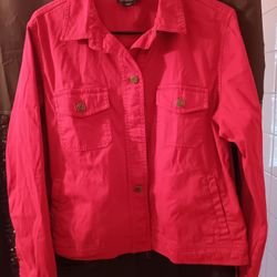Red Pendleton Size Large Jacket