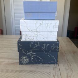 Travel Themes Storage Boxes