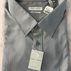 Mens Joseph Abboud Dress Shirt, Gray Color Size22-34/36.