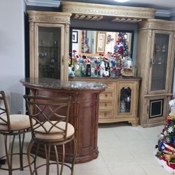 Wall Unit - Server - Bar & Bar Stools For Sale