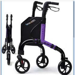 Lightweight 3 Wheel Rollator Walker for Seniors,  X(142)