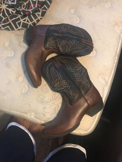 Real leather boots