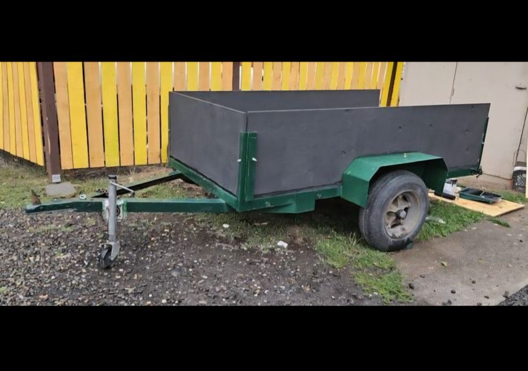 Utility Trailer 4x8x3 Heavy Duty 