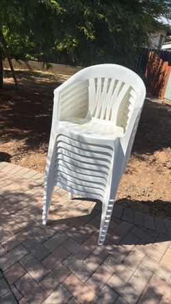Plastic chairs