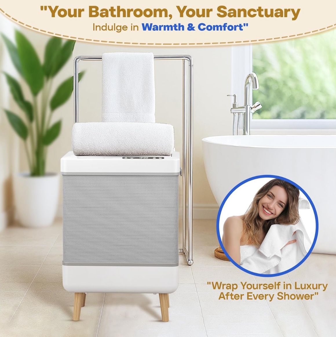 🔥 Brand New 35L Foldable Towel Warmer — Sealed Box | Never Opened! 🔥