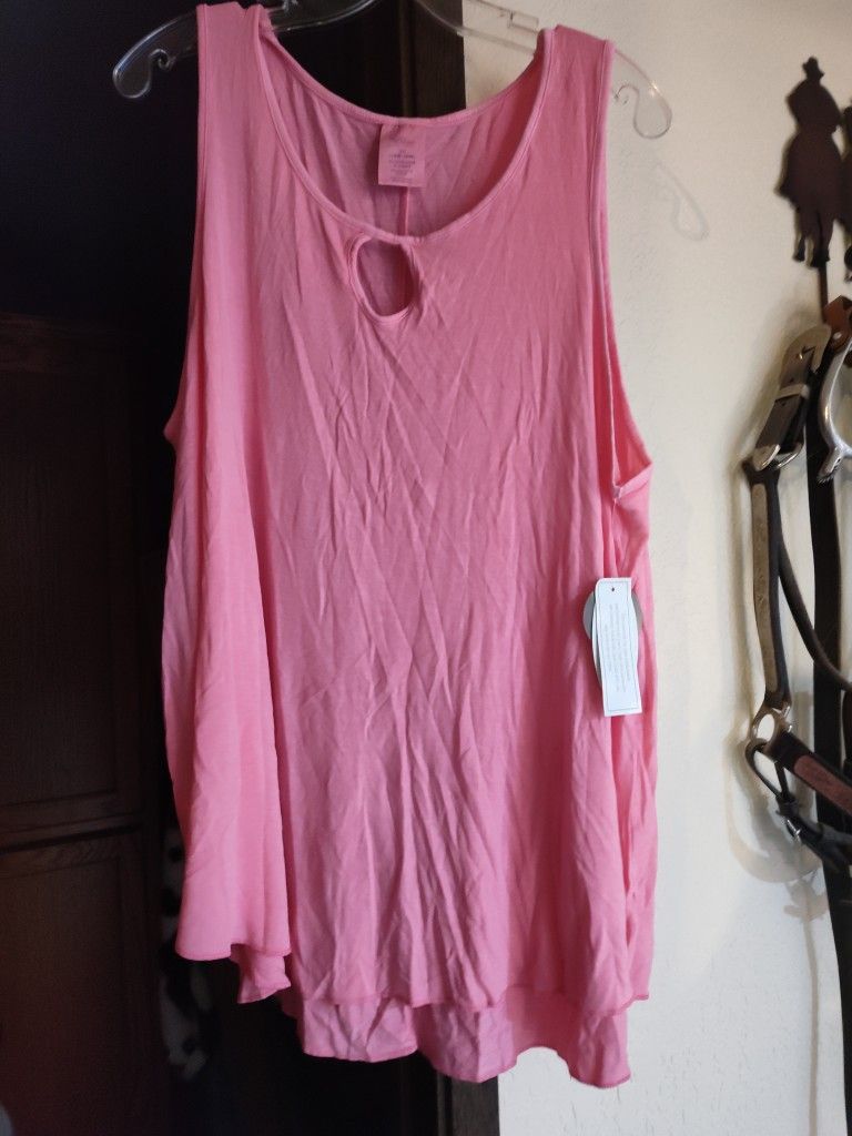 Women's Pink Tank Top/Sleep Tank