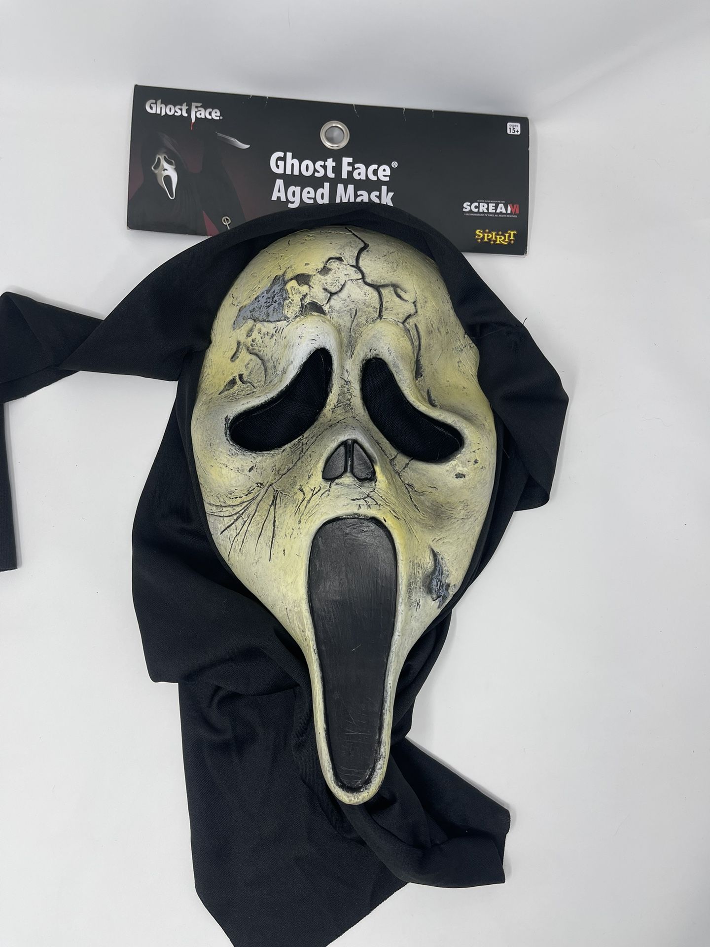 Ghost Face Aged Mask Scream VI Halloween Mask New Spirit Halloween Ghostface
