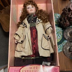 Bisque Porcelain Doll