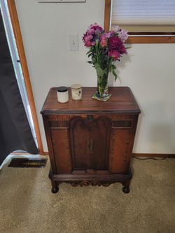 Radio Cabinet solid wood vintage