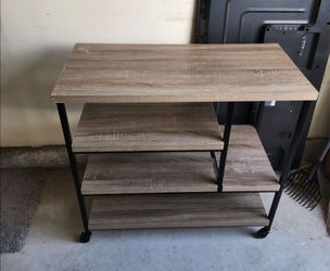 Rolling Cart with 4 Shelves