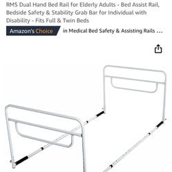 Dual Hand Bed Rails. 