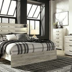 [SPECIAL] Cambeck Whitewash Panel Bedroom Set

