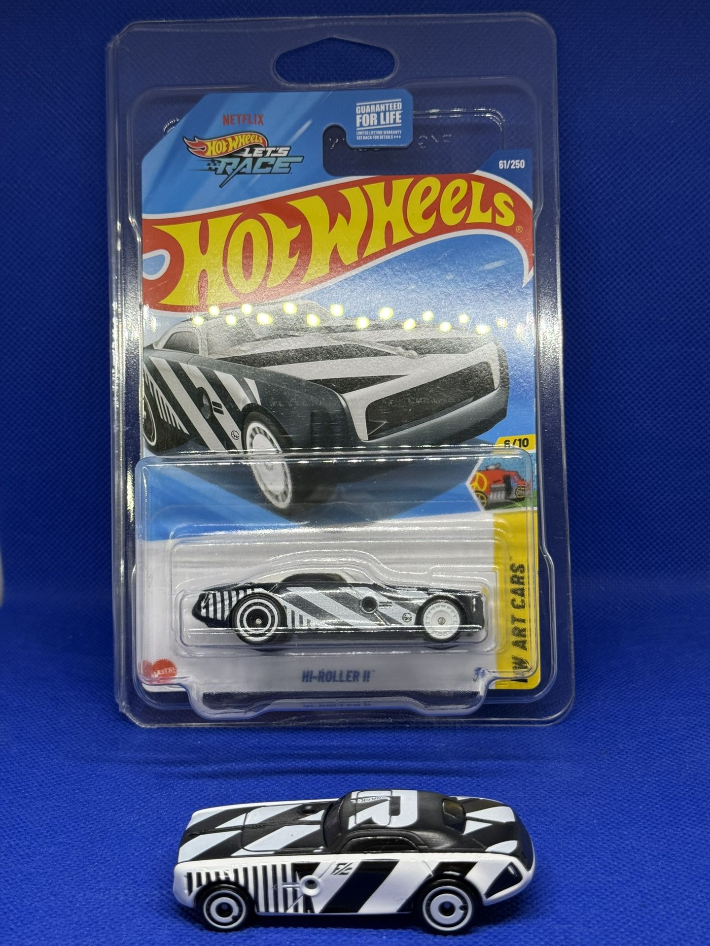 Hot Wheels New 2025 Super Treasure Hunt High Roller ll with Protecto HTF.