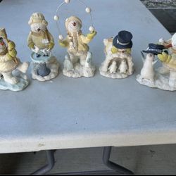 Snowman – 5 Russ Ice Sculptures collectibles