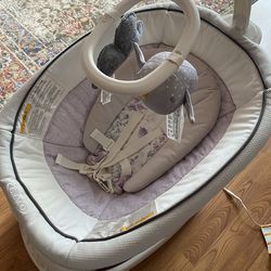 Graco Sense2Soothe 2-in-1 Baby Swing and Portable Rocker with Cry Detection Technology