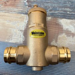 Webstone 78004 Press Air Separator, 1" Size, Brass