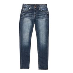 Silver Jeans. Co Boyfriend Dark Wash Mid Rise Skinny Jeans 