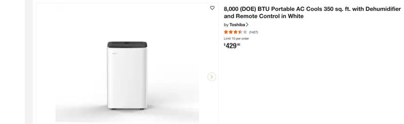 toshiba portable AC