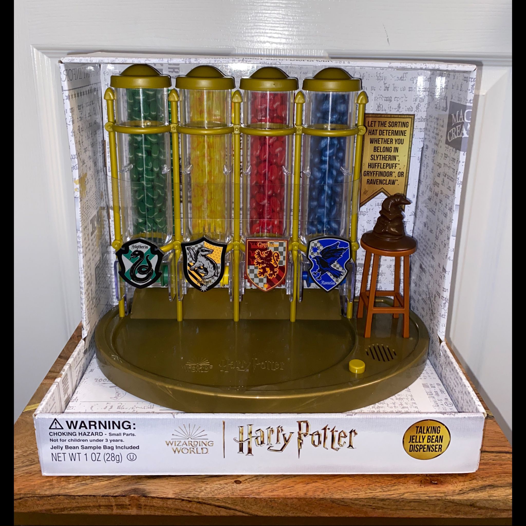 Harry Potter Jelly Belly House Points Counter TALKING JELLY BEAN  Dispenser 