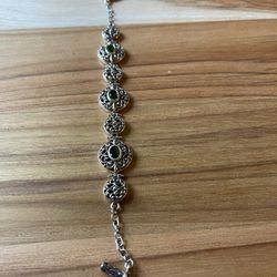 Green Gemstone Bracelet