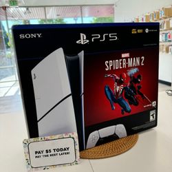 Sony Playstation 5 PS5 SLIM GAMING CONSOLE NEW - Pay $5 DOWN AVAILABLE - NO CREDIT NEEDED