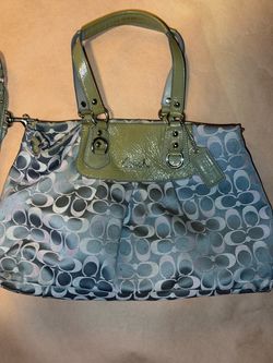Coach Blue Ashley Shoulder Bag