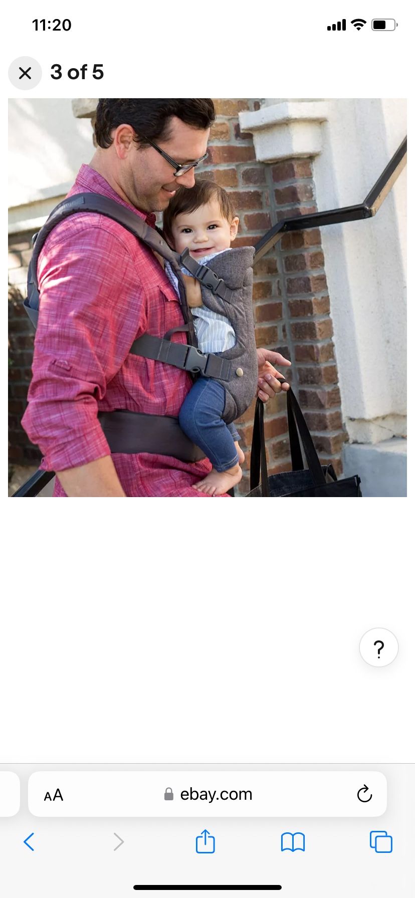 Baby Carrier.  No Box