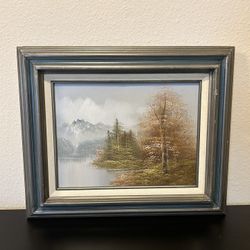 Vintage 1970’s Framed & Signed Oil Painting Canvas Beautiful