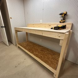 Wooden/ Handmade/ Sturdy Workbenches And Shelving