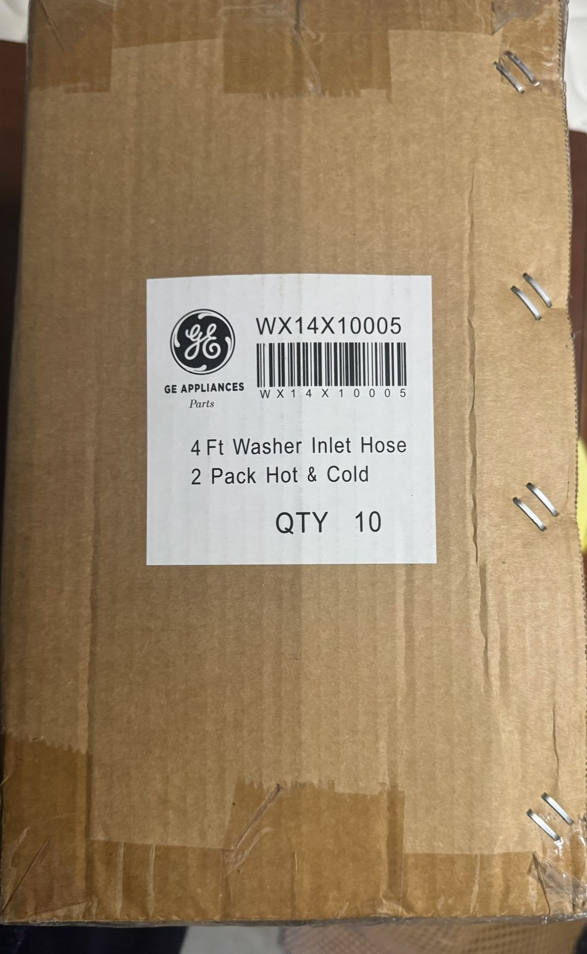 4 FT WASHER INLET HOSE 2 PACK HOT and COLD