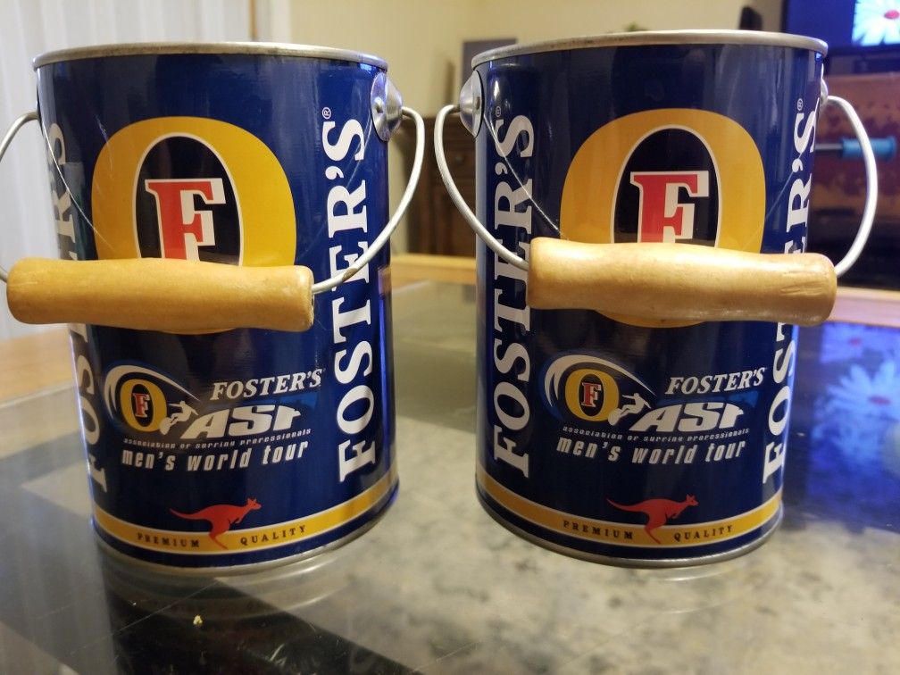 Fosters Oil Can Koozie (set of 2)