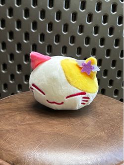 Furyu Round 1 One Exclusive Nemuneko Cat Plush Toy Anime Expo 2026 - 6" Inch - YELLOW