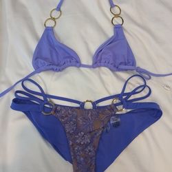 Genuine New Beach Bunny 2 PC bikini size small