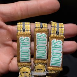 Stagecoach Saloon VIP Wristbands For Sale 
