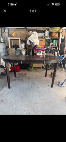 Dining table and chairs