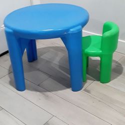 Little Tikes Toddler Table With One Chair