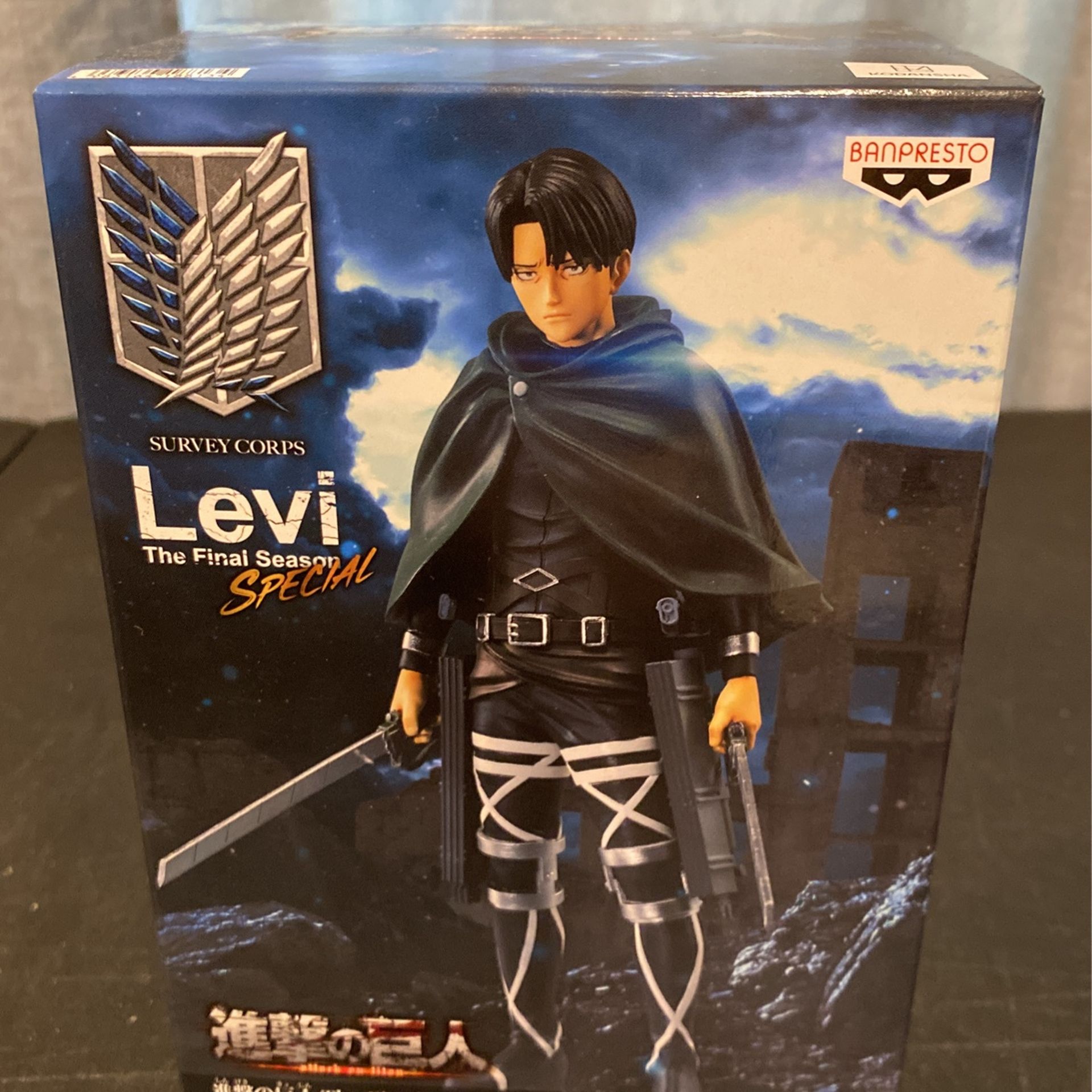 Attack On Titan Levi The Final Season Special Anime Figure Banpresto New In Box for Sale in San Diego CA OfferUp