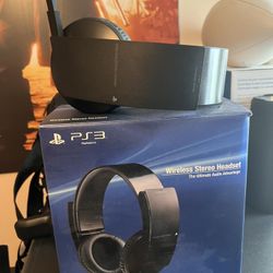 sony wireless BT headset for gaming 