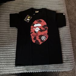 Red Camo Bape T Shirt 