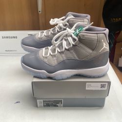 Jordan 11 Cool Grey High Top Size 9