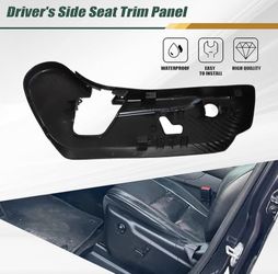 Seat Trim Panel Left Driver Side Compatible with Dodge Durango 2011-2020 Compatible with Jeep Grand Cherokee 2011-2020#1XN97DX9AA