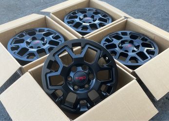 “17 Toyota Tacoma TRD Satin Black rims/Wheels (Exchange available)