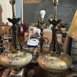 Vintage Hollywood Regency Table Lamp 