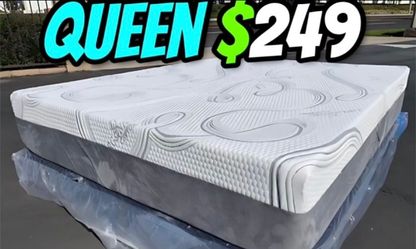 Queen Organic Cool Gel Memory Foamm Matres !