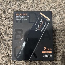 New WD_BLACK 2TB SN850X NVMe SSD Gen 4. Shoot Me Offer!!